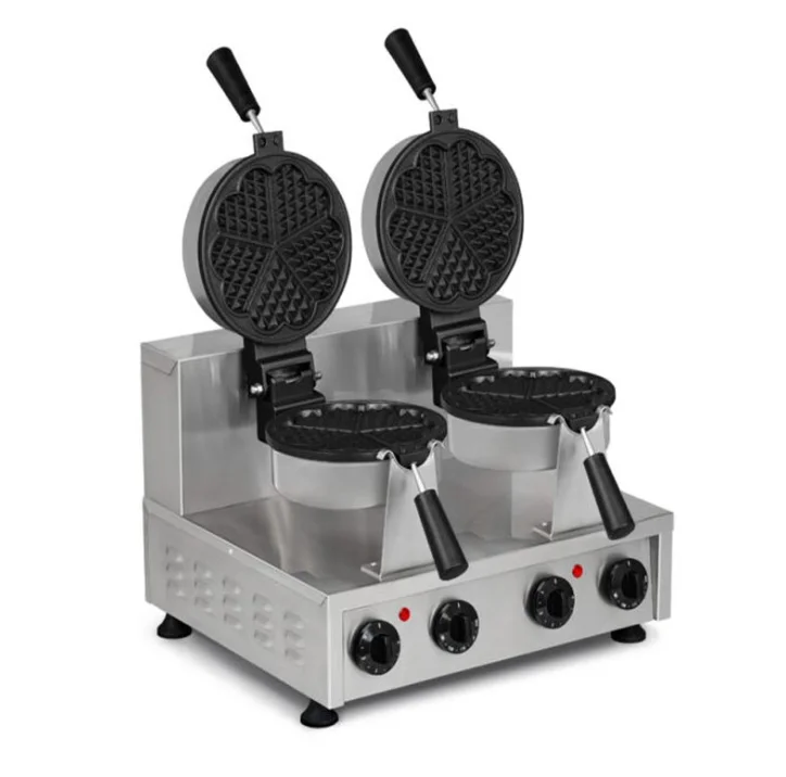 Omake Special Kalp Model Çift Waffle Makinesi Dönerli Zamanlayıcılı WFL12.E22.0201.Z5F
