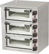 Omake Üç Katlı Pizza Fırını, Elektrikli 3x39 cm Pizza Kapasiteli FPZ01.E31.0403.U50 - 1