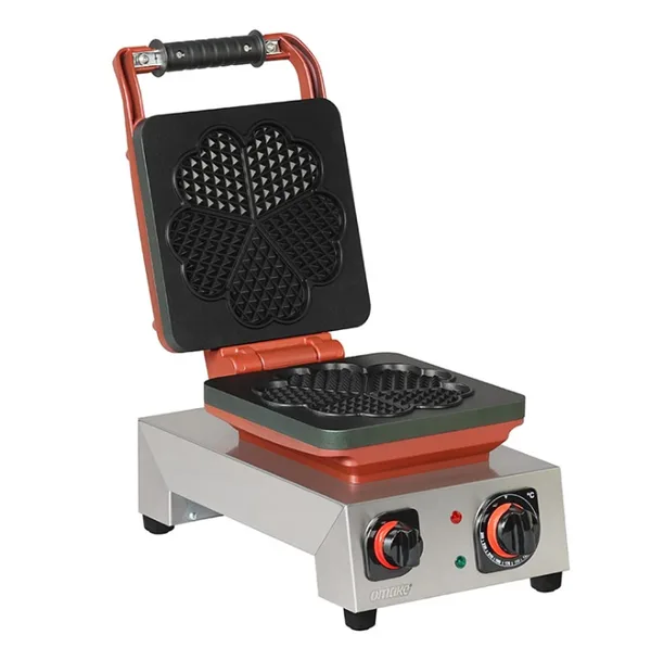 Omake Elektrikli Büyük Çiçek Model Tekli Waffle Makinesi Zamanlayıcılı WFL21.E12.1401.Z5F
