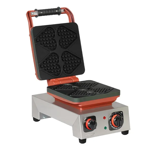 Omake Elektrikli Kalp Model Tekli Waffle Makinesi Zamanlayıcılı WFL21.E12.0701.Z5F