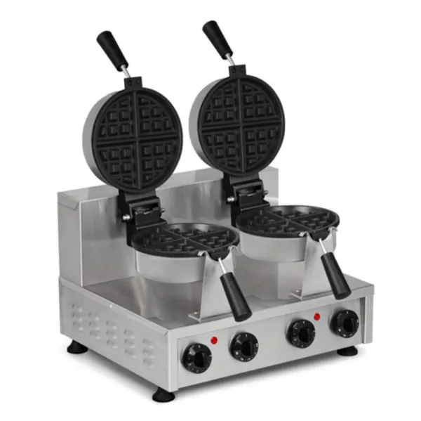 Omake Elektrikli Special Kare Model Çiftli Waffle Makinesi Dönerli Zamanlayıcılı WFL12.E22.0101.Z5F