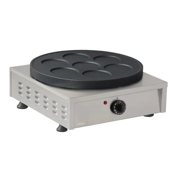 Omake Elektrikli Tekli Teflonlu 7 Bölmeli Krep Makinesi KRP04.E11