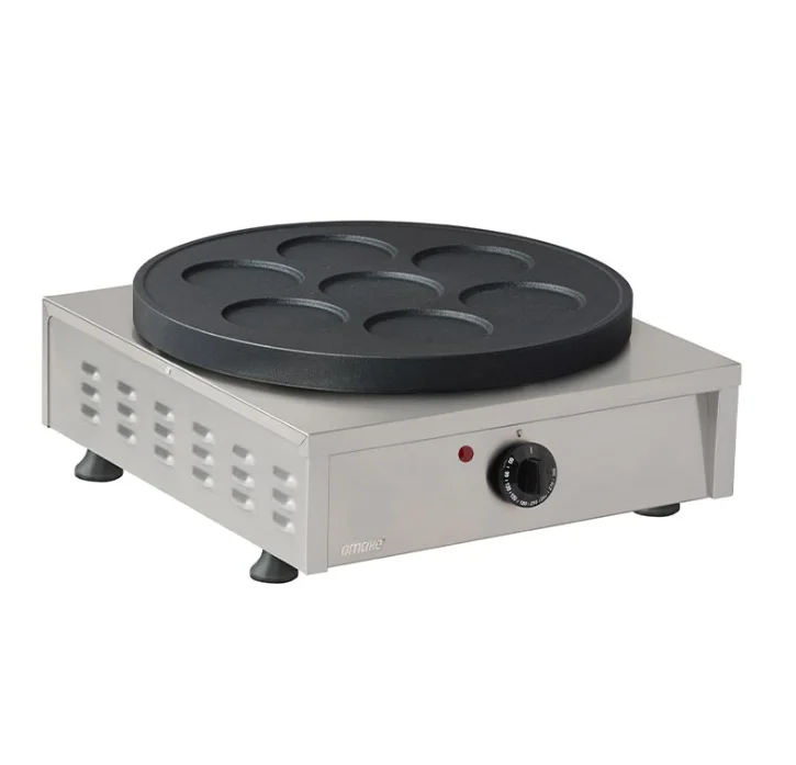 Omake Elektrikli Tekli Teflonlu 7 Bölmeli Krep Makinesi KRP04.E11