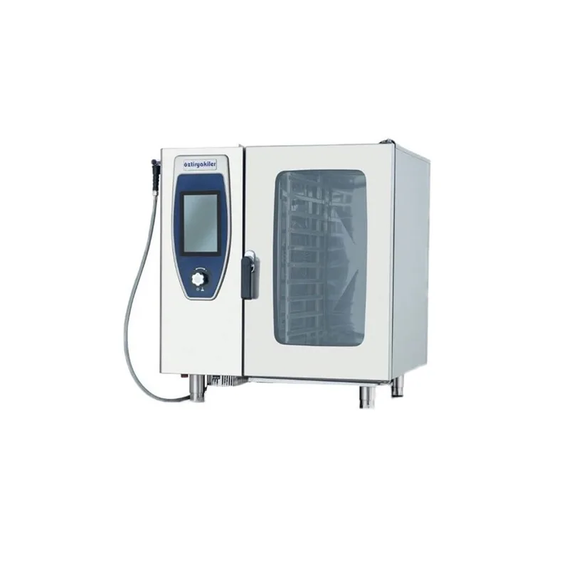 Öztiryakiler 10 Tepsili Elektrikli Konveksiyonlu Kombi Fırın Kızaklı 10x1/1 Kapasiteli 7890.C1.10E11.01
