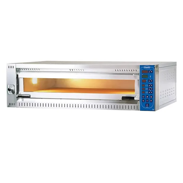 Öztiryakiler 10570 E-1 Elektrikli Tek Katlı Pizza Lahmacun Fırını Tezgahlı 6 Pizza Kapasiteli 8890.10570.01