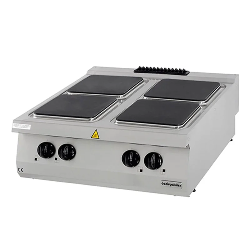 Öztiryakiler 4 lü Set Üstü Elektrikli Ocak 80x90x30 900 Seri 7865.N1.80903.21