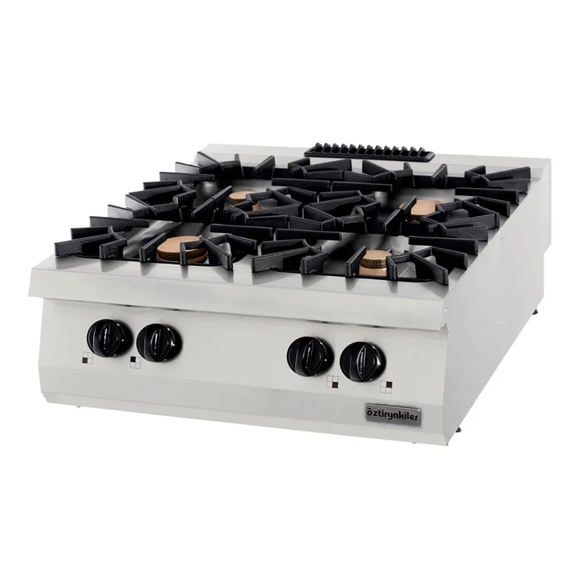 Öztiryakiler 4 lü Set Üstü Ocak Gazlı 80x90x30 900 Seri 7865.N1.80903.20P