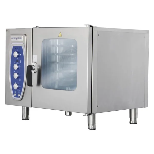 Öztiryakiler 6 Tepsili Elektrikli Konveksiyonlu Fırın Kızaklı 6x1/1 Kapasiteli 7890.95708.01