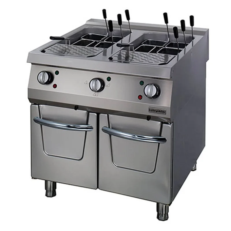 Öztiryakiler Dolaplı Makarna Haşlama Makinesi Elektrikli 80x90x85 900 Seri 7858.N1.80908.11