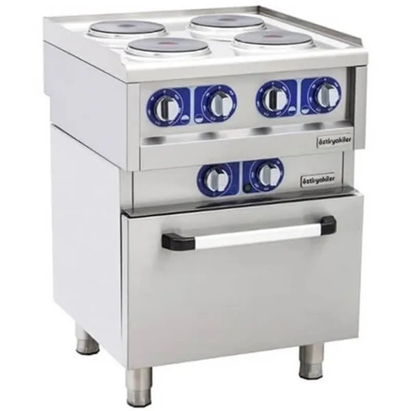 Öztiryakiler Dörtlü Kuzine Elektrikli 60x60x85 600 Seri 7865.N1.60608.02