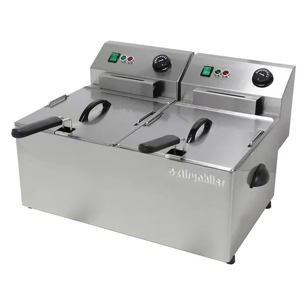 Öztiryakiler EF8D Elektrikli Fritöz 8+8 Lt 7856.EF8D0.08