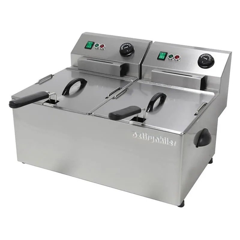 Öztiryakiler EF8D Elektrikli Fritöz 8+8 Lt 7856.EF8D0.08