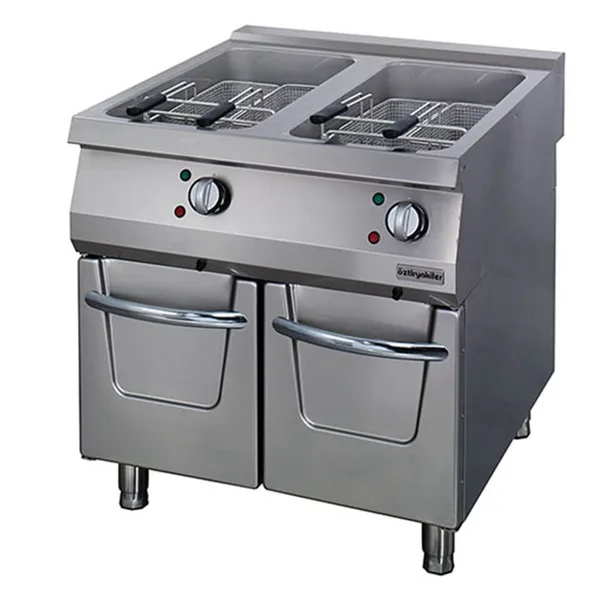 Öztiryakiler Elektrikli Dolaplı Fritöz 80x90x85 900 Seri 7856.N1.80908.02
