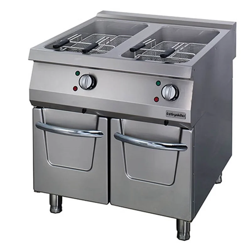 Öztiryakiler Elektrikli Dolaplı Fritöz 80x90x85 900 Seri 7856.N1.80908.02