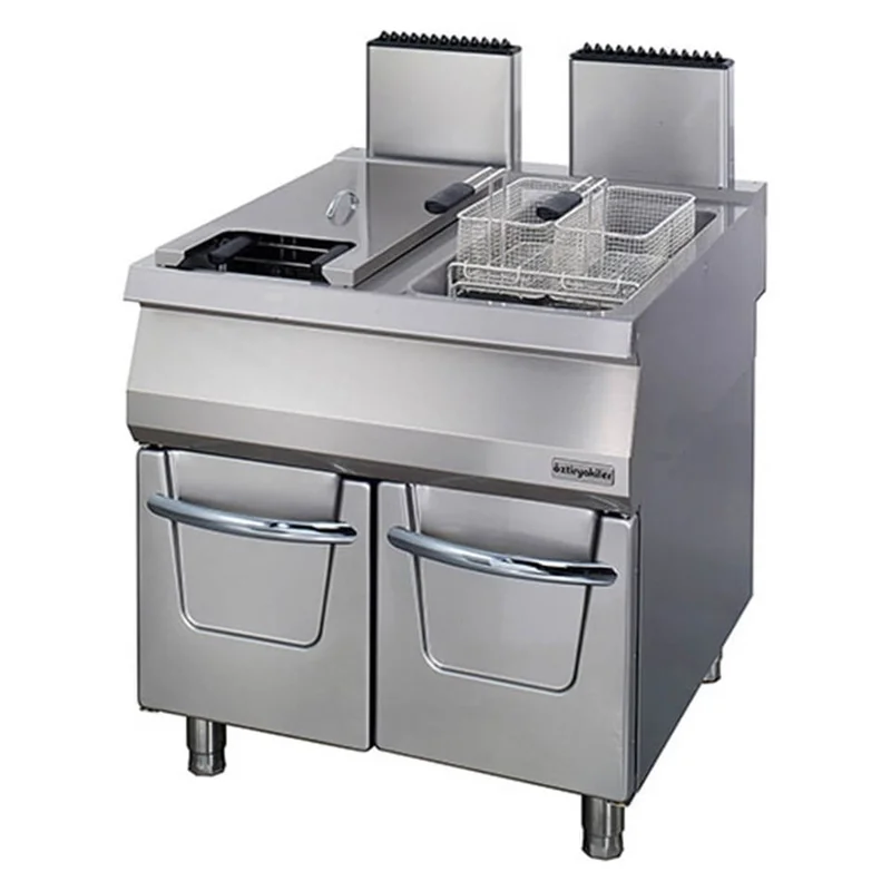 Öztiryakiler Gazlı Dolaplı Fritöz 80x90x85 900 Seri 7856.N1.80908.14