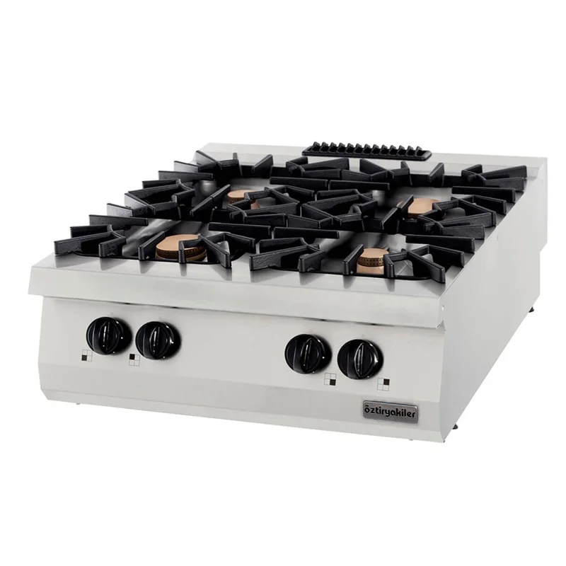 Öztiryakiler Gazlı Set Üstü Dörtlü Ocak 80x90x30 900 Seri 7865.N1.80903.20