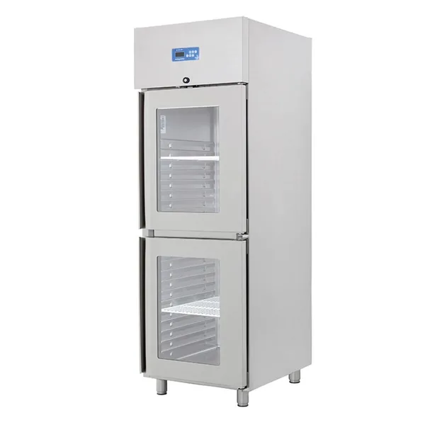 Öztiryakiler GN 600 NMV Çift Yarım Cam Kapılı Dik Tip Buzdolabı 7919.06NMV.11
