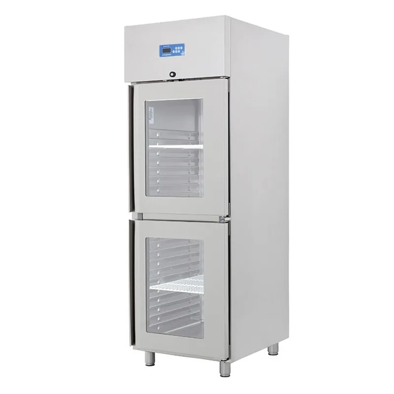 Öztiryakiler GN 600 NMV Çift Yarım Cam Kapılı Dik Tip Buzdolabı 7919.06NMV.11