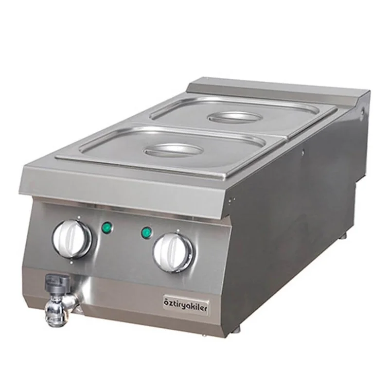 Öztiryakiler Set Üstü Benmari Elektrikli 40x90x30 GN Kaplar Hariç 900 Seri 7854.N1.40903.11