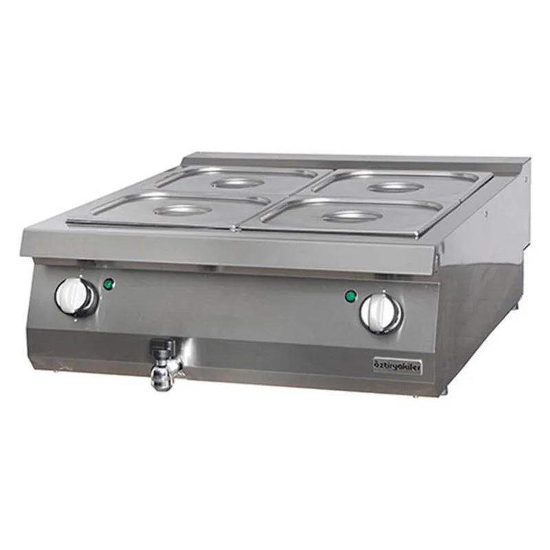 Öztiryakiler Set Üstü Benmari Elektrikli 80x90x30 GN Kaplar Hariç 900 Seri 7854.N1.80903.11