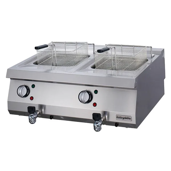 Öztiryakiler Set Üstü Elektrikli Fritöz 80x70x30 700 Seri 7856.N1.80703.11