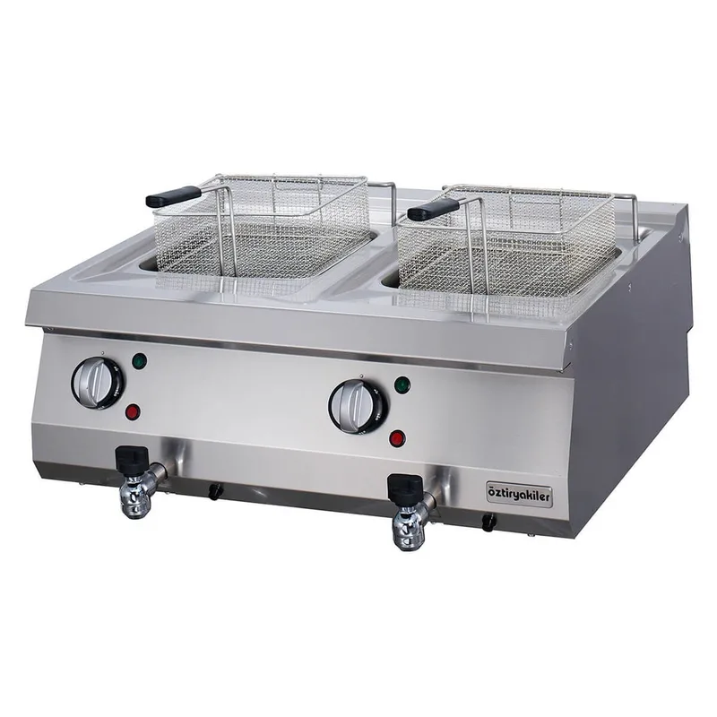Öztiryakiler Set Üstü Elektrikli Fritöz 80x70x30 700 Seri 7856.N1.80703.11