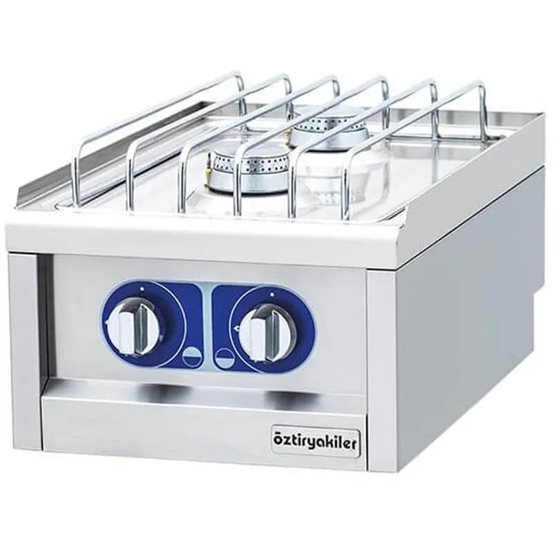 Öztiryakiler Set Üstü İkili Ocak Gazlı 40x60x26 600 Seri 7865.N1.40603.33