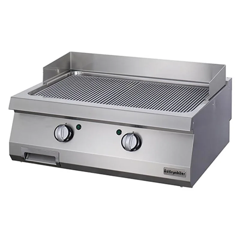 Öztiryakiler Set Üstü Oluklu Izgara Elektrikli 80x70x30 700 Seri 7864.N1.80703.11