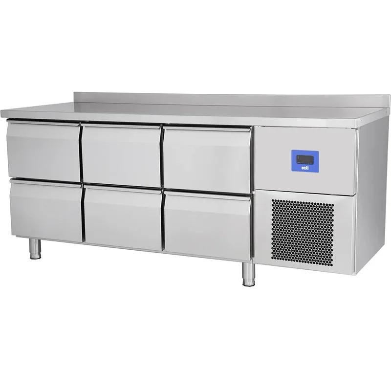 Öztiryakiler TA 360 LMV Altı Çekmeceli Tezgah Tip Derin Dondurucu 79E3.36LMV.02