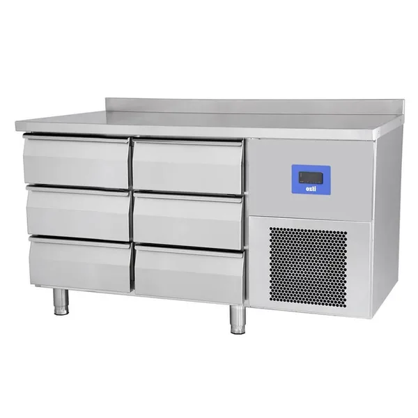 Öztiryakiler TAG 270 LMV Altı Çekmeceli Tezgah Tip Derin Dondurucu 131x70x85 79E4.27LMV.03