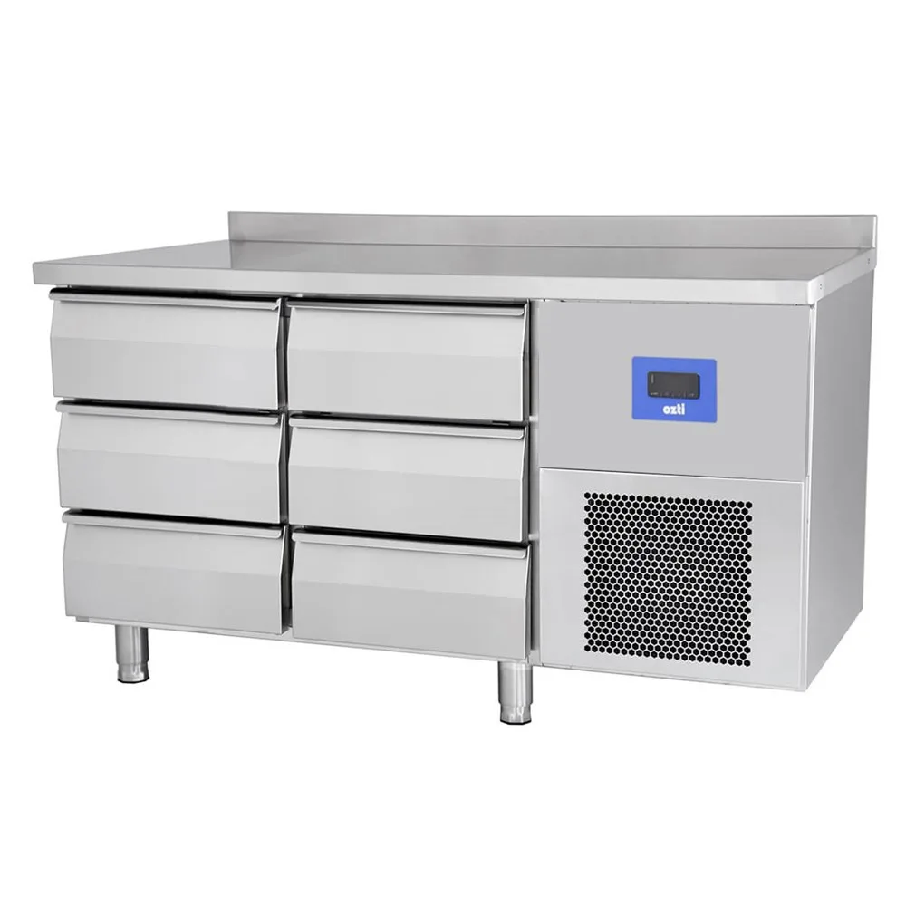 Öztiryakiler TAG 270 LMV Altı Çekmeceli Tezgah Tip Derin Dondurucu 134x70x85 79E3.27LMV.03
