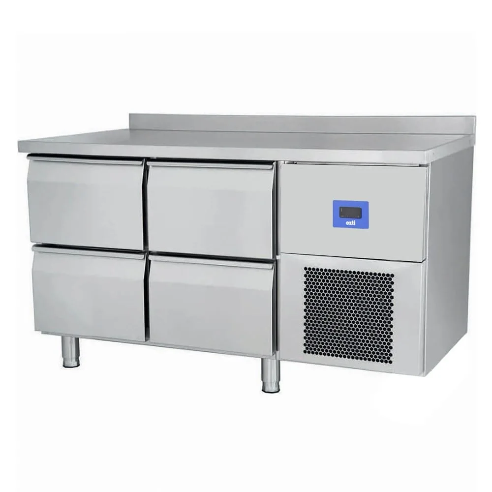 Öztiryakiler TAG 270 LMV Dört Çekmeceli Tezgah  Tip Derin Dondurucu 134x70x85 79E3.27LMV.02