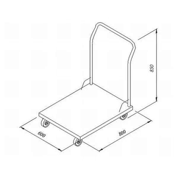Öztiryakiler Yük Taşıma Arabası 60x80 7772.06080.00