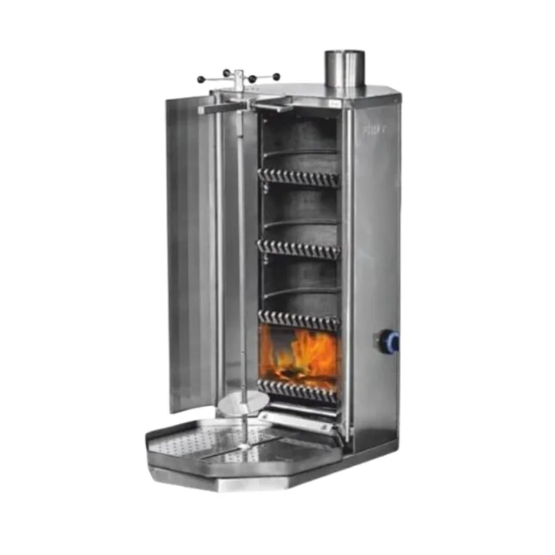 Pimak 4 lü Kömürlü Döner Ocağı 50x76x116 cm M077-K4