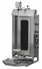 Pimak 4 lü Üstten Motorlu Elektrikli Döner Ocağı 50x70x115 cm M077-4C - 1