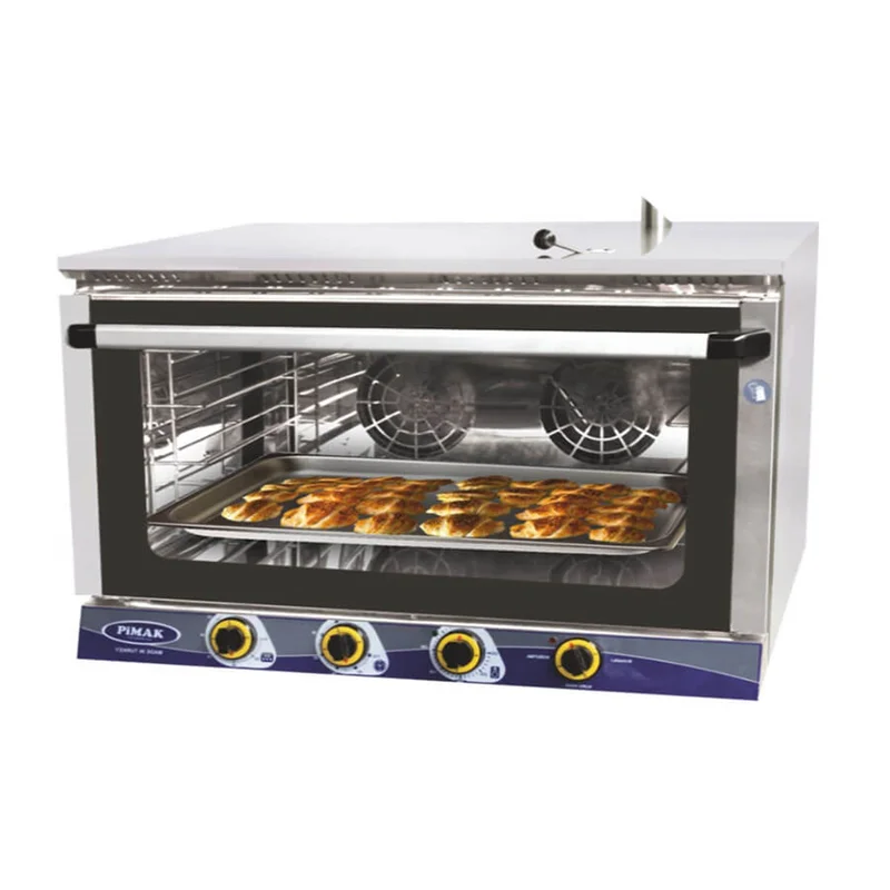 Pimak Elektirikli 4 Tepsili Patisserie Fırın Manuel 80x87x54 cm PTS04-MANUEL