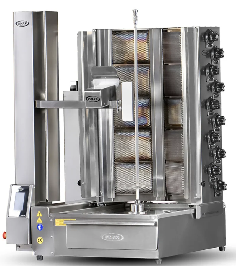 Pimak 5+5 Radyanlı Gazlı Otomatik Döner Robotu PDR150-G