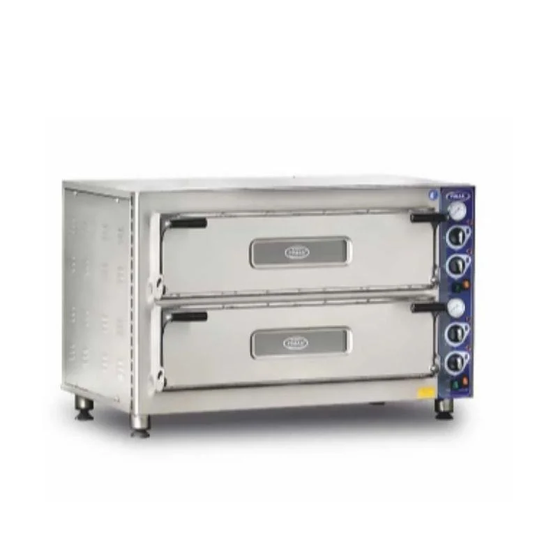 Pimak Çift Katlı Elektrikli Pizza Fırını 12 Pizza Kapasiteli 120x82x80 M014-6