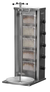 Pimak Ekonomik 5 li Döner Ocağı LPG ve Ce Belgeli 47x52x120 cm DO8/M78