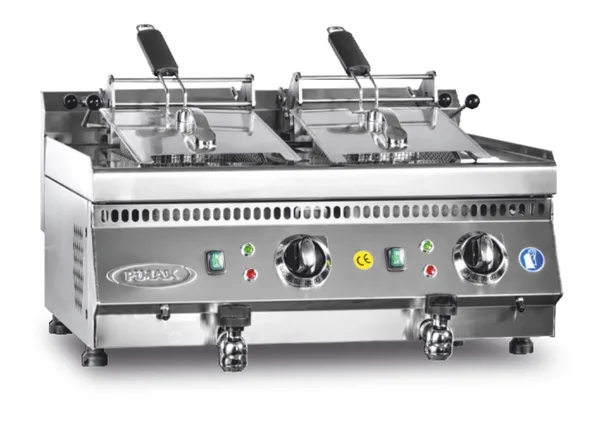 Pimak Elektrikli Fritöz 12+12 Litre 80x70x30 70SE-M073-1