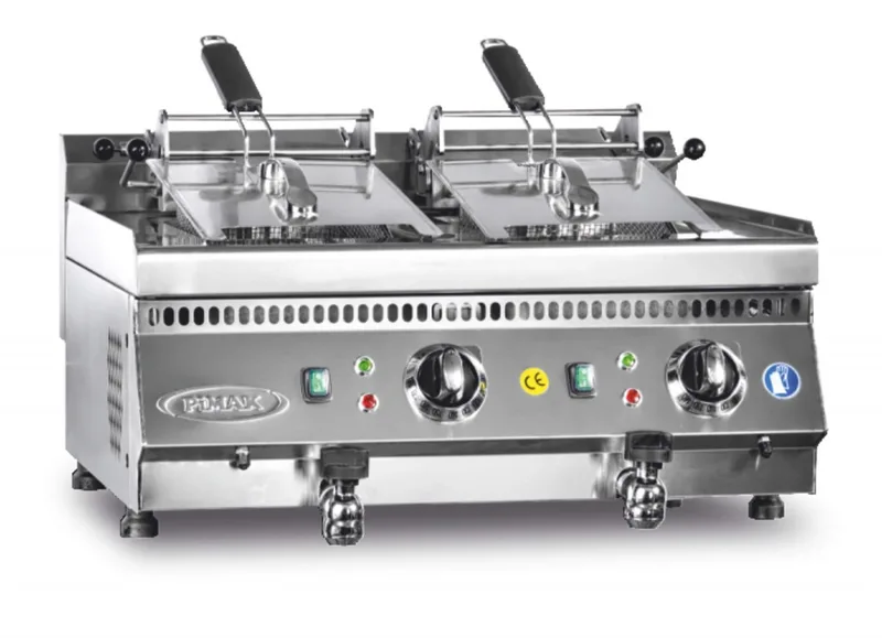 Pimak Elektrikli Fritöz 12+12 Litre 80x70x30 70SE-M073-1