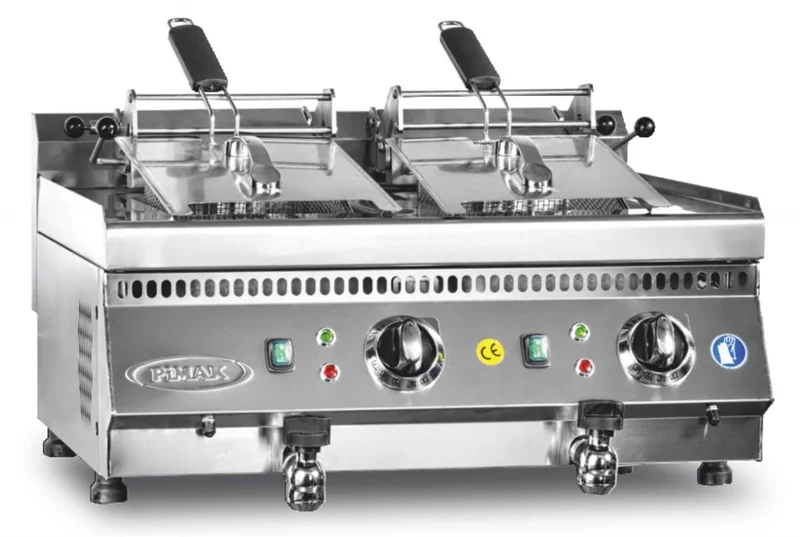 Pimak Elektrikli Fritöz 10+10 Litre 70x60x30 M169-1
