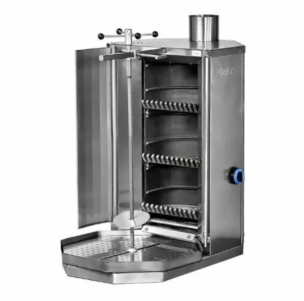 Pimak Kömürlü Lav Taşlı Dökümlü Döner Makinesi 80 Kg M077-L3