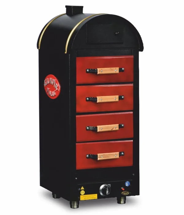 Pimak Kumpir Fırını 4 Çekmeceli LPG ve Doğalgazlı Profesyonel 47x54x120 KF-M079-4G
