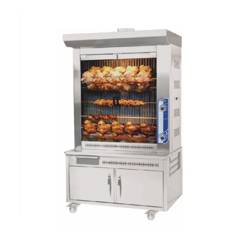 Pimak Piliç Çevirme Makinesi Dökümlü Gazlı 36 Piliç Kapasiteli Alt Dolaplı PI2/M014B