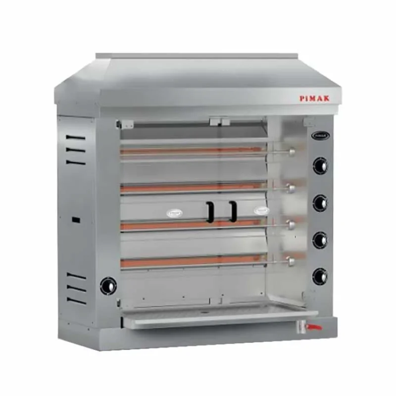 Pimak Radyanlı Piliç Çevirme Makinesi 113 Kg M003R