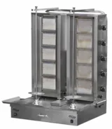 Pimak 2x5 10 lu Döner Ocağı Alttan Motorlu Gazlı LPG Ce Belgeli  85x90x125 cm DO2/M77-5+5 - 1