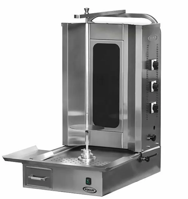 Pimak 3 lü Alttan Motorlu Elektrikli Döner Ocağı 50x71x92 cm M077-3E