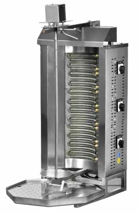 Pimak Elektrikli 6 Radyanlı Döner Ocağı Üstten Motorlu 50x60x92 cm M077-3D