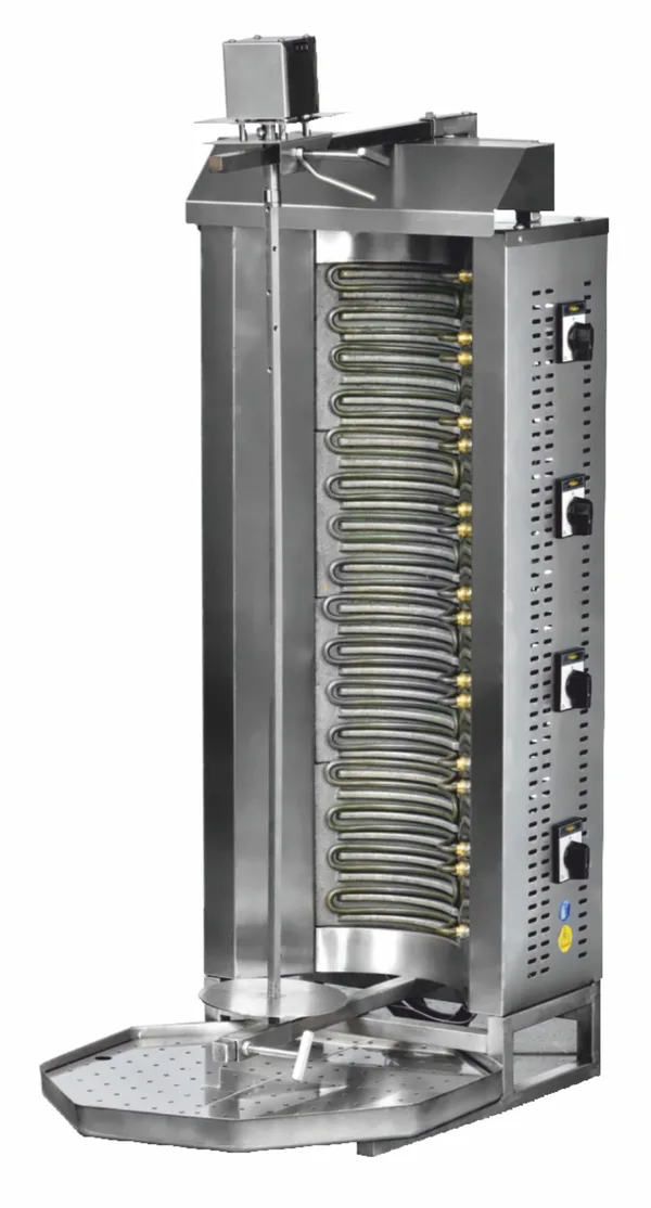 Pimak Elektrikli 8 Radyanlı Döner Ocağı Üstten Motorlu 50x60x105 cm M077-4D